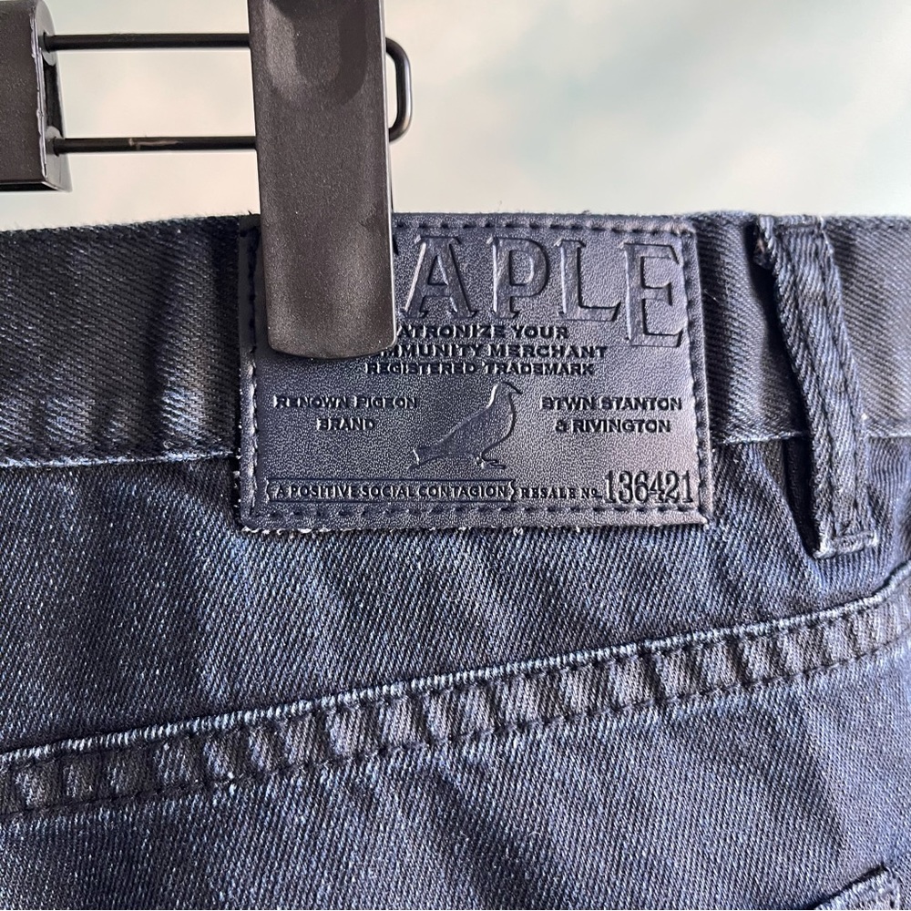 NWOT Jeff Staple Pigeon Pants Denim Jeans Mens Size 38 - Picture 6 of 7